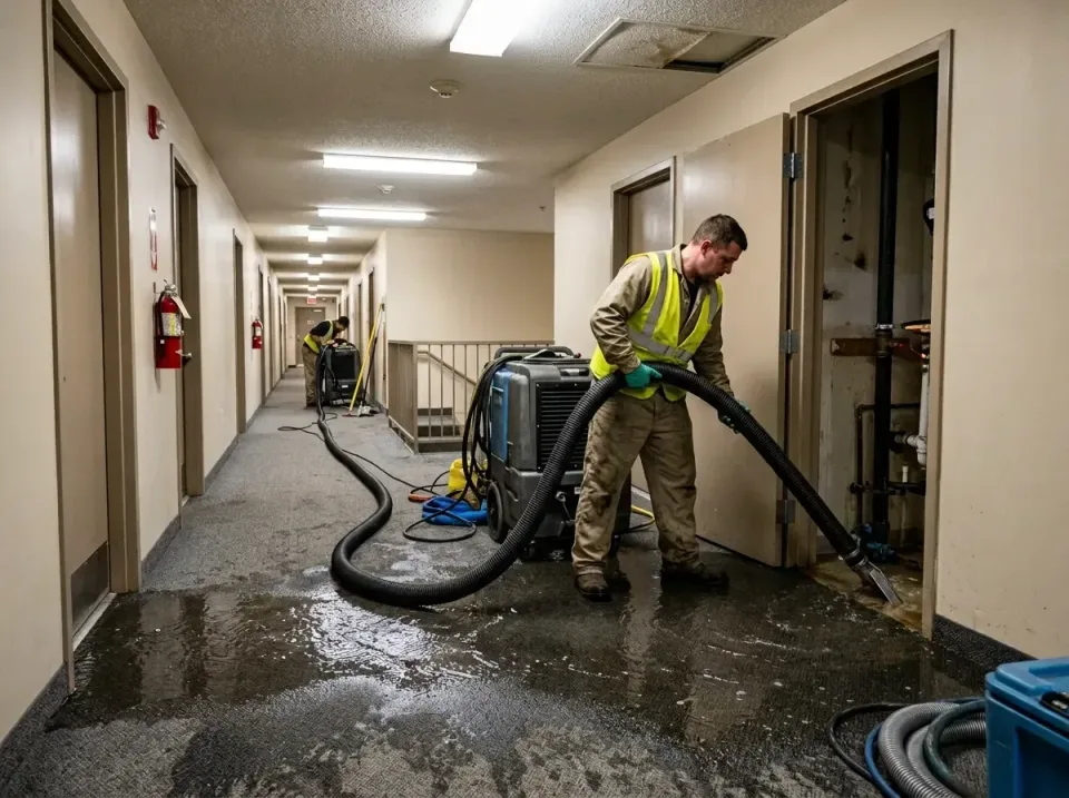 multi-unit-apartment-hallway-f-005 — frequently asked questions, Emergency Burst Pipe Water Extraction & Removal in Doney Pa…